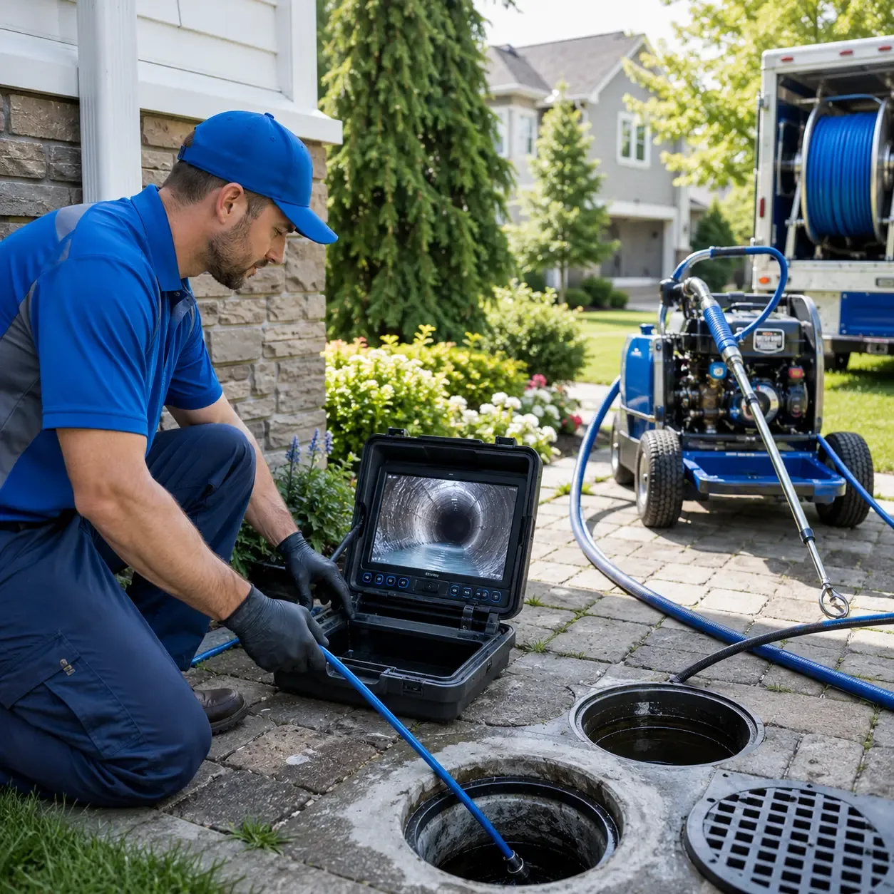 Outdoor drain cleaning professionals serving Montpelier Station, VA